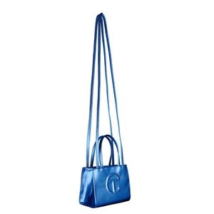 Small Metallic Cobalt Blue Telfar Bag
